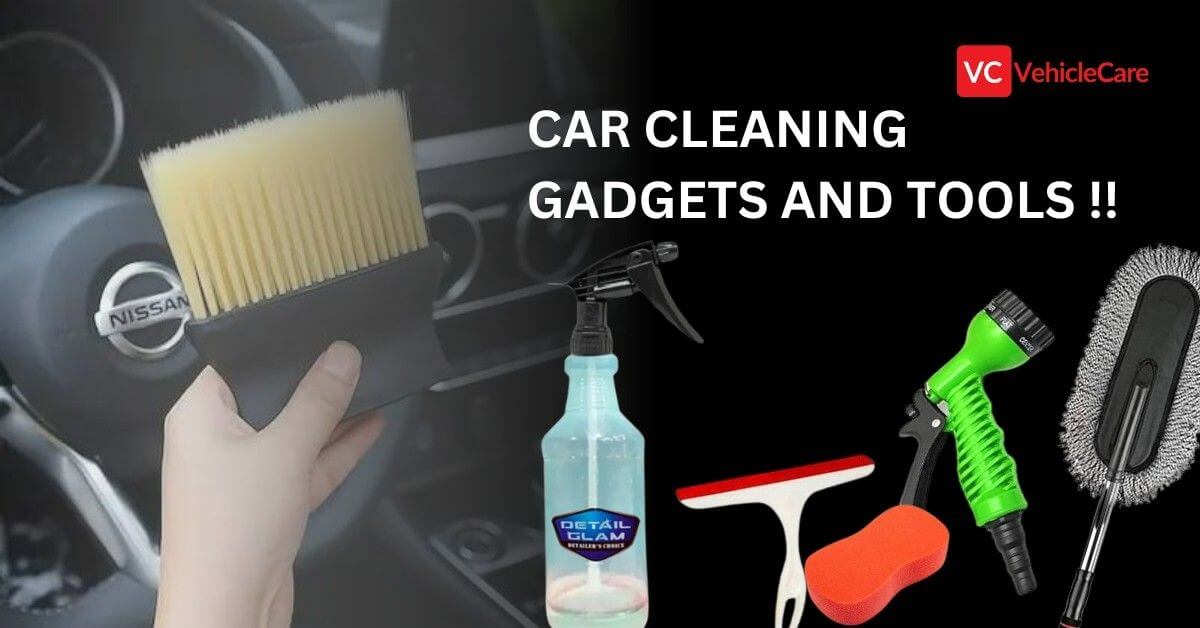 car cleaning gadgets and tools