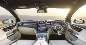 mercrdes glc interior